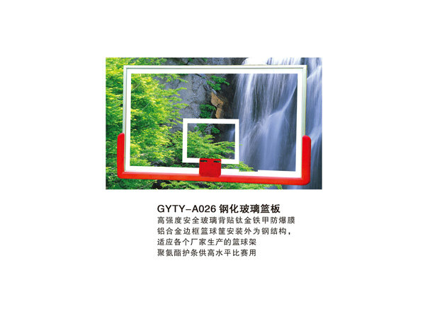 GYTY-A026钢化玻璃篮板